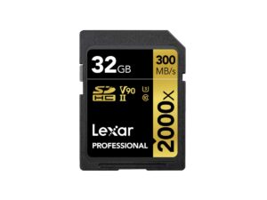 Lexar Pro 32Gb SDHC 2000x huippunopea muistikortti