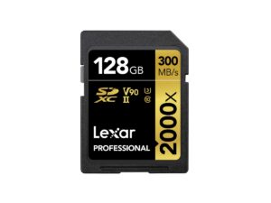 Lexar Pro 128Gb 2000x SDXC huippunopea muistikortti