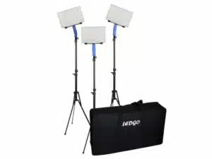 Ledgo LED-setti,  3x LG-B560, 3x jalusta and 3x AC-virtalähde