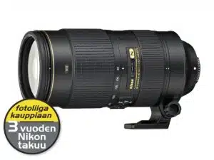 Nikkor AF-S 80–400mm F4.5-5.6G ED VR