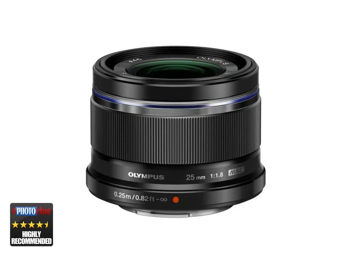 Olympus M.Zuiko Digital 25mm F1.8 - Musta