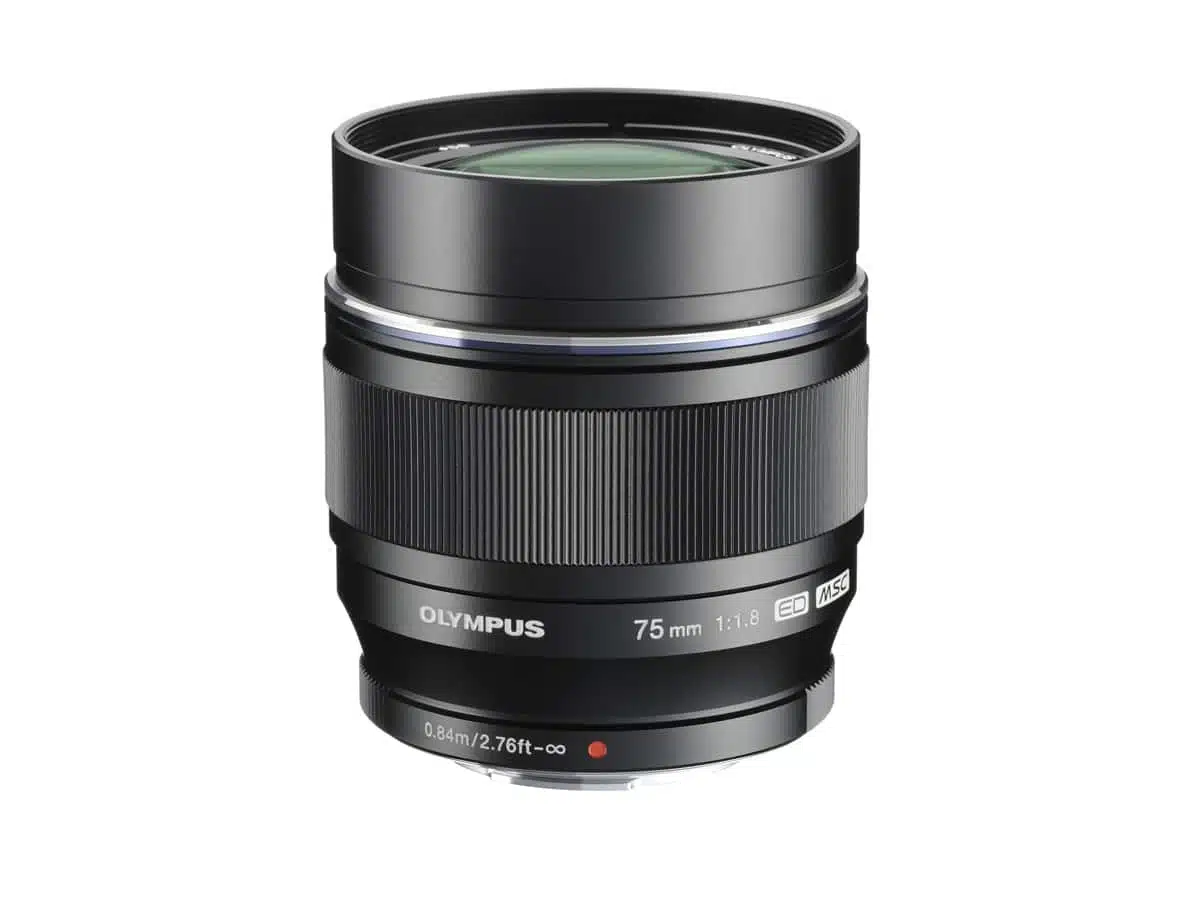 Olympus M.Zuiko Digital ED 75mm F1.8 - Musta