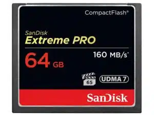 SanDisk Extreme Pro Compact Flash 160MB/s 64GB