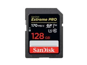 Sandisk Extreme Pro 128gb SDXC 170mb