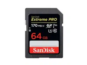 Sandisk Extreme Pro 64gb SDXC 170mb