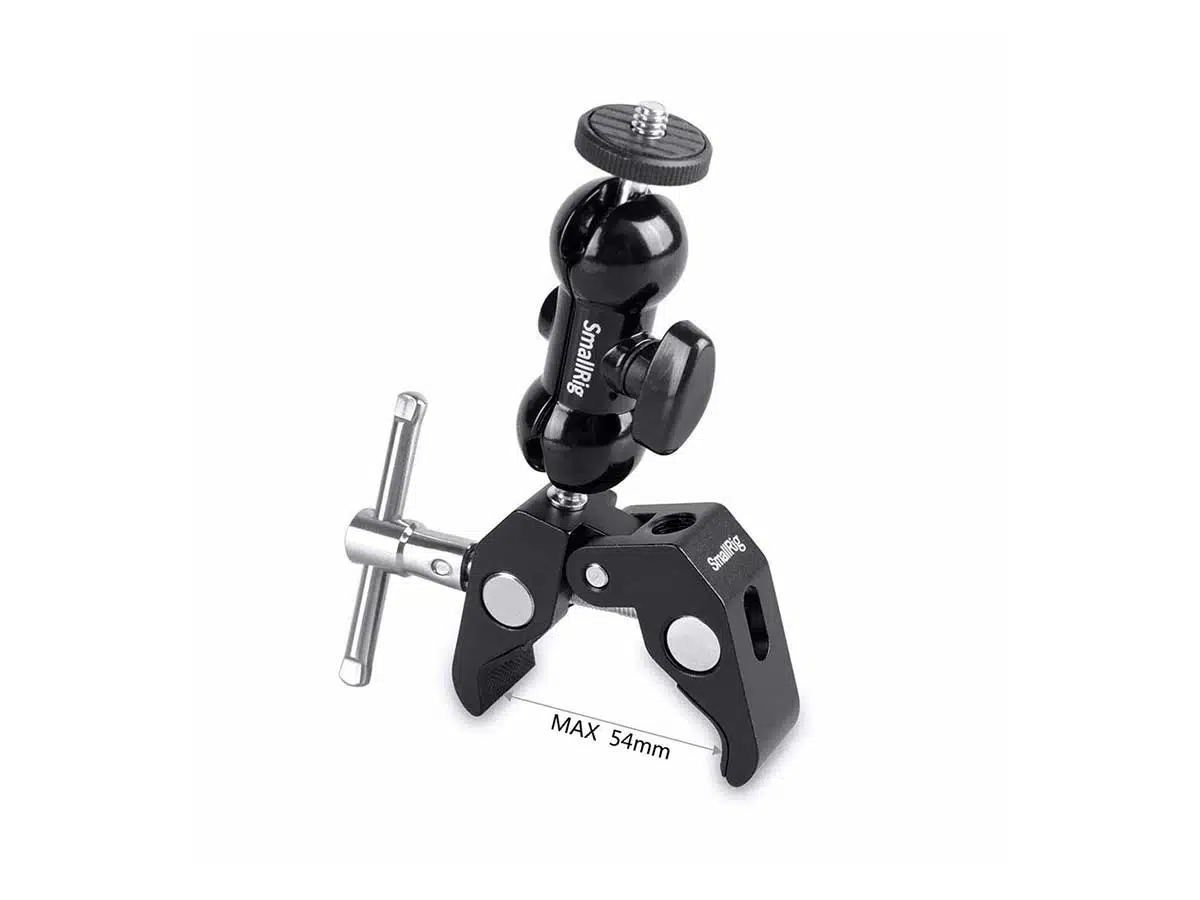Smallrig 1138 Double Ballhead W/Clamp & 1/4" Screw - Image 3