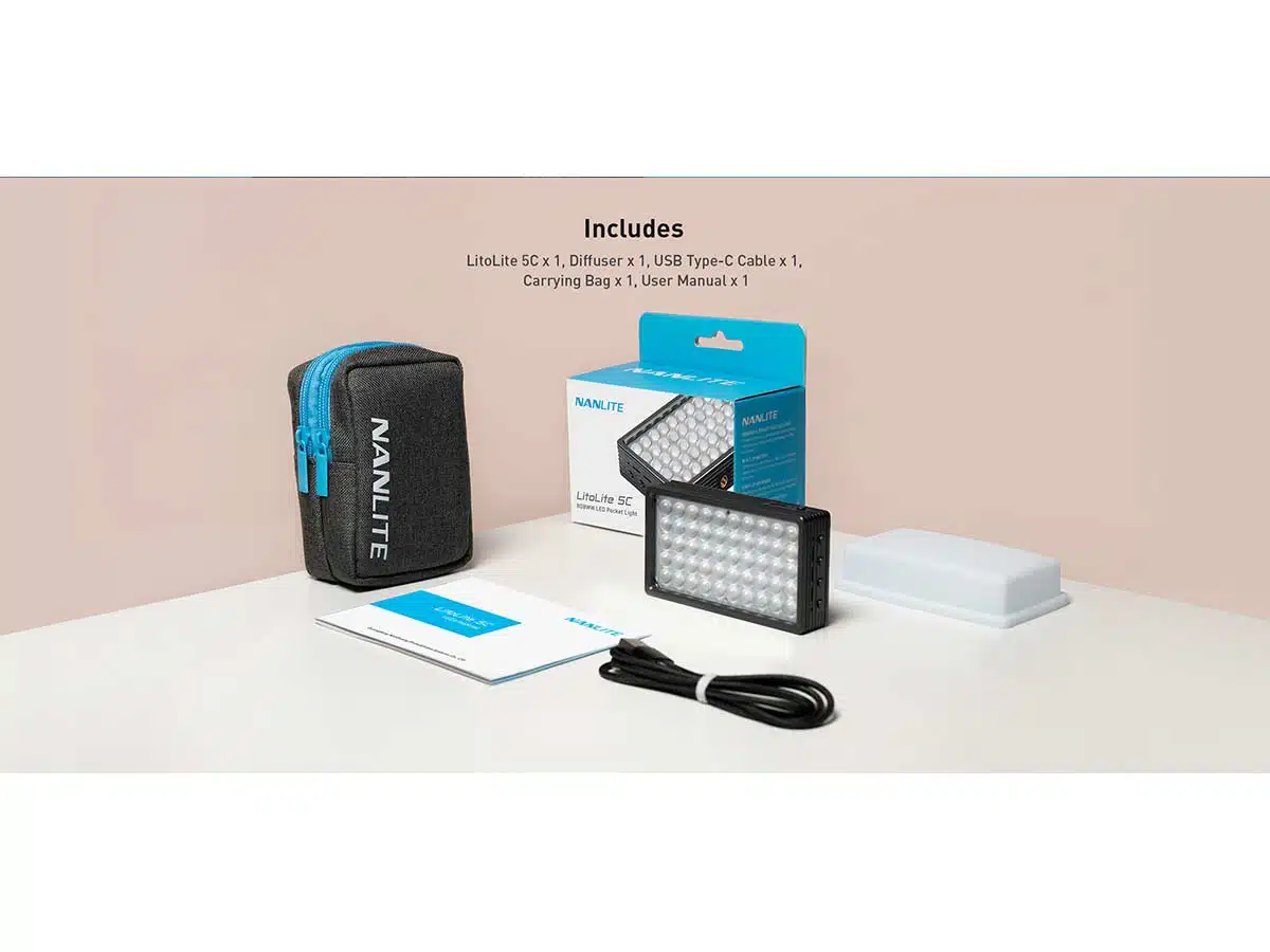 Nanlite Litolite 5C RGBWW Led valo - Image 17