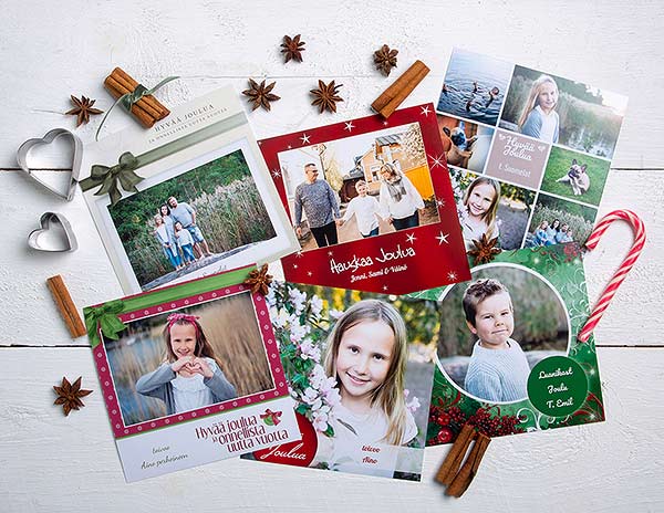 Joulukortit omista kuvista - Järvenpään Camera Shop Oy