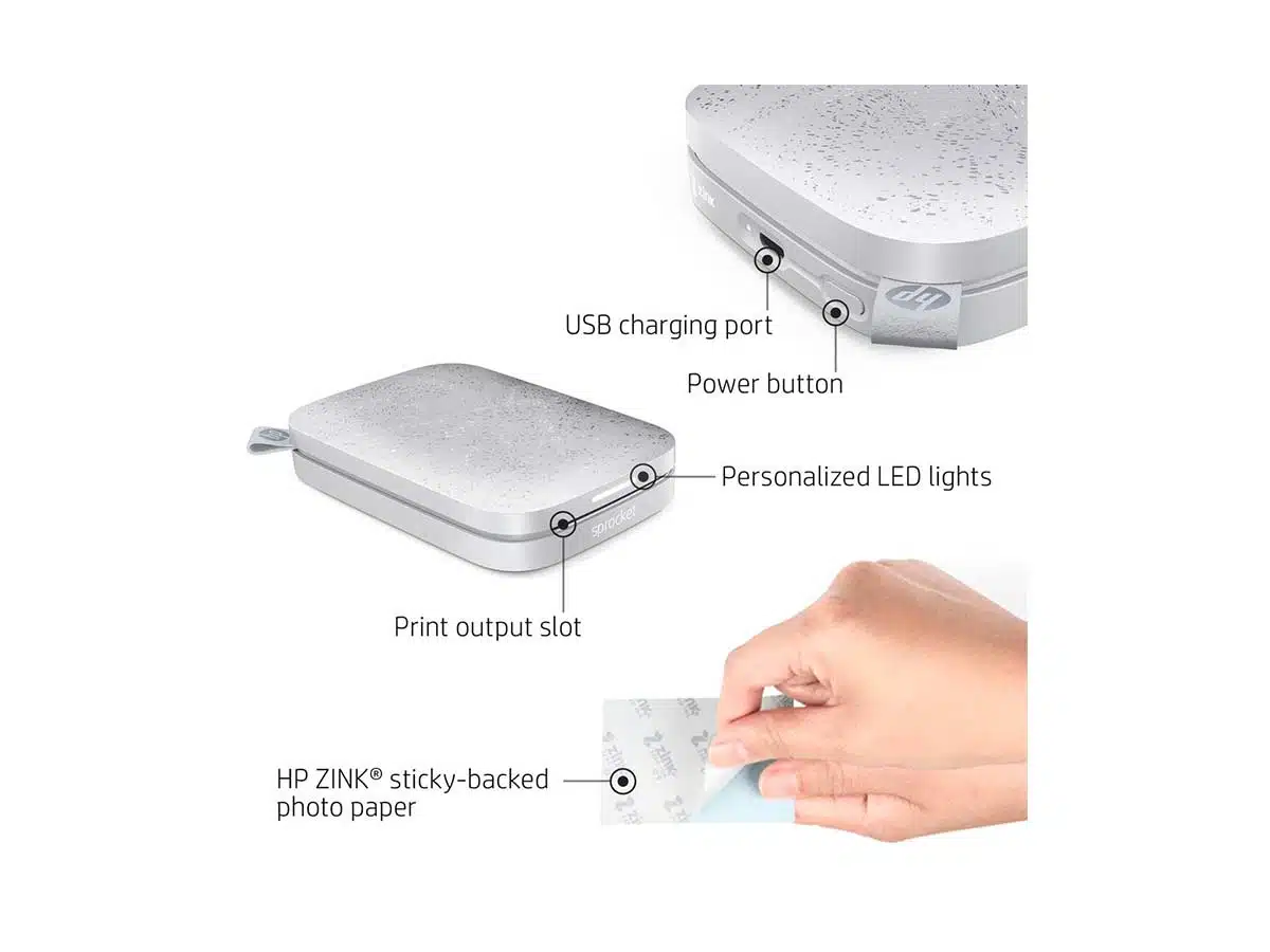 HP Sprocket Luna White - Image 7