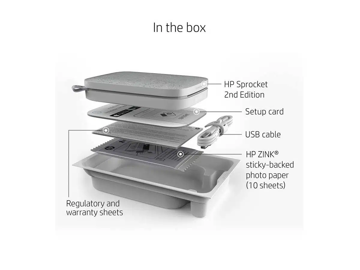 HP Sprocket Luna White - Image 8