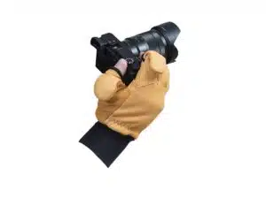 nahkaiset valokuvauskäsineet