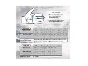 Vallerret-mittataulukko