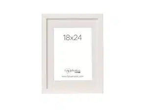 Vivaldi valkoinen valokuvakehys, 18x24