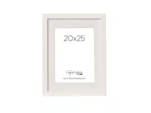 Vivaldi valkoinen valokuvakehys, 20x25