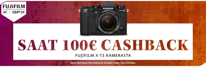 Fujifilm X-T3 talvi cashback