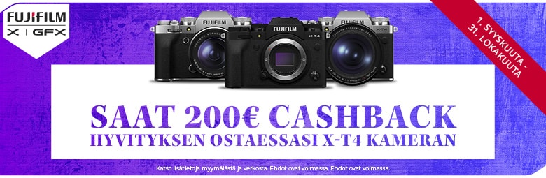 Fujifilm X-T4 Winter Cashback