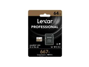 Lexar 64gB Professional 667x MicroSDHC