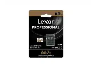 Lexar 64gB Professional 667x MicroSDHC