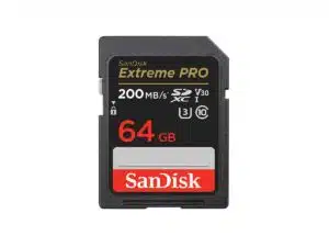 Sandisk 64gb Extreme Pro SDXC 200