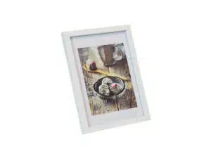 Rock valkoinen valokuvakehys 21x29,7 (A4)