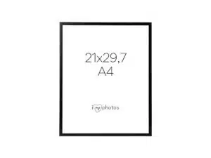 Soul musta valokuvakehys, 21x29,7 (A4)