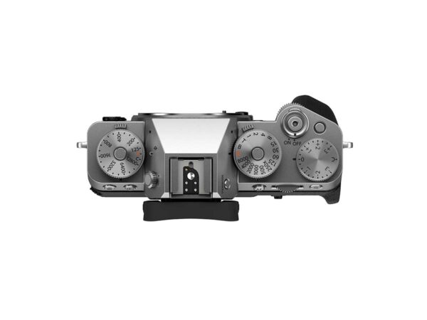 Fujifilm X-T5 runko hopea kuva päältä
