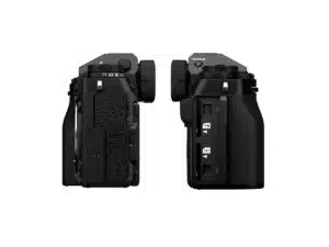 Fujifilm X-T5 runko musta sivukuvat