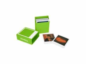 Polaroid kuvien säilytyslaatikko vihreä