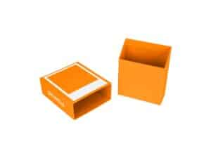 Polaroid Photo Box Orange säilytylaatikko Polaroid kuvilla