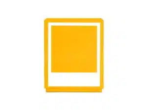 Polaroid Photo Box Yellow - Polaroidkuvien säilytyslaatikko keltainen