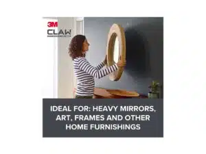 Peilin kiinnitys kipsilevyseinään koukku