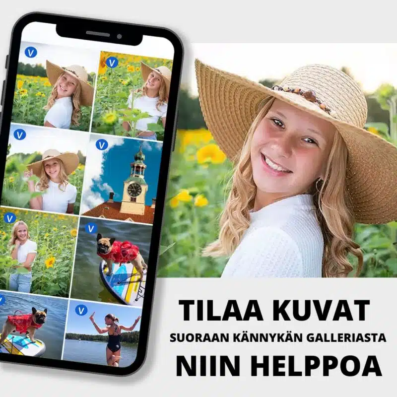 Tilaa kuvat kännykästä